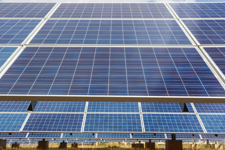 Solar panel, alternative electricity source - concept of sustainable resources, And this is a new...