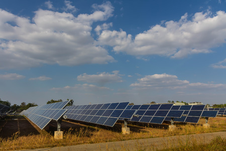 Solar panel, alternative electricity source - concept of sustainable resources, And this is a new...