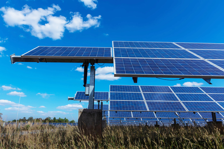 Solar panel, alternative electricity source, concept of sustainable resources, And this is a new...