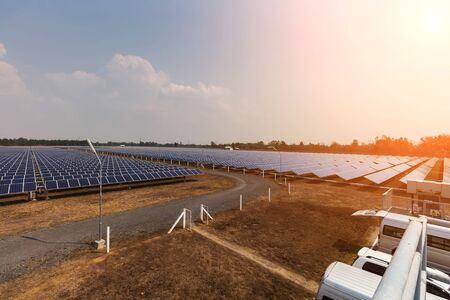 Solar panel, alternative electricity source, concept of sustainable resources, And this is a new...