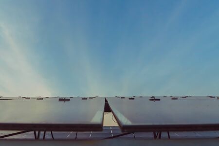 Solar panel, alternative electricity source - concept of sustainable resources, And this is the...