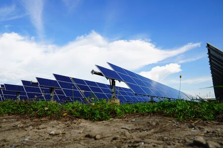 Solar panel, alternative electricity source, concept of sustainable resources, And this is a new...