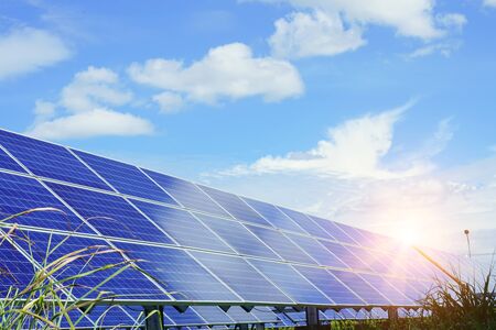 Solar panel, alternative electricity source, concept of sustainable resources, And this is a new...