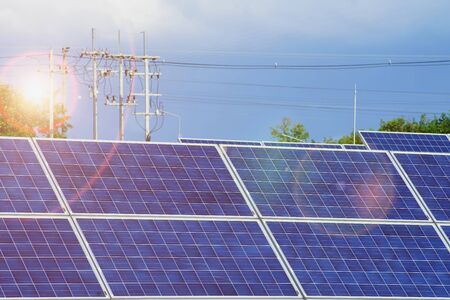 Solar panel, alternative electricity source, concept of sustainable resources, And this is a new...