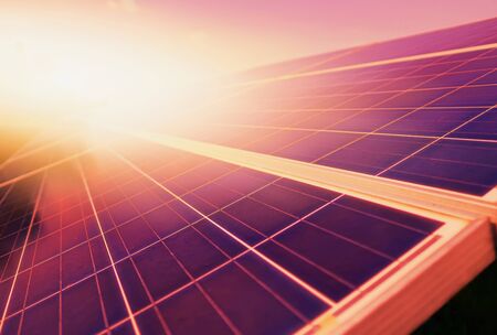 Solar panel, alternative electricity source, concept of sustainable resources, And this is a new...