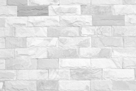 White brick wall texture used to make background suitable for interior and exterior home.の写真素材