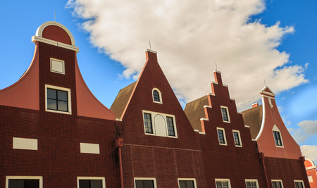 Hotels in Japan the day with good weatherのeditorial素材