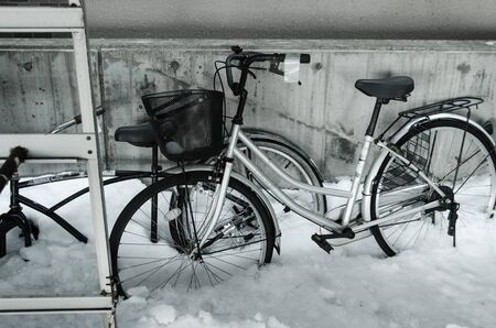 Snow bikeの写真素材