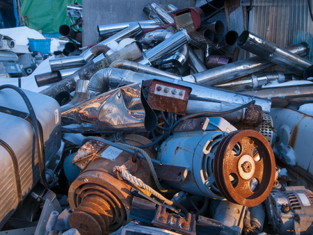 Abandoned equipmentの写真素材