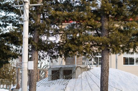 Winter playgroundの写真素材