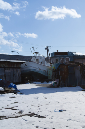 Winter Harborの写真素材