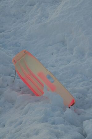 The mark of snow