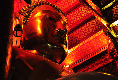 Golden Buddha in Ayutthayaの写真素材