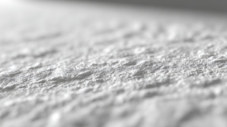 Explore a close-up view of a textured white surface, emphasizing subtle details and soft shadows, capturing the essence of modern minimalism and simplicity.の素材