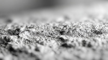 This close-up image showcases the intricate texture of a fine grain surface in monochrome, highlighting detailed patterns and soft shadows for an elegant backdrop.の素材