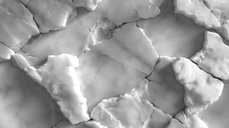 This image showcases a detailed marble surface with unique patterns and cracks, ideal for use in design, architecture, and decor projects.の素材