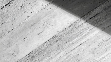 This abstract image captures a detailed view of a concrete surface with shadows, enhancing the perception of depth and dimension in design.の素材