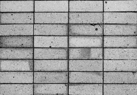 Black background brick wall show damage.の写真素材