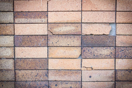 background brick wall show damage.の写真素材