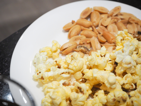 Thai breakfast of the hotelの写真素材