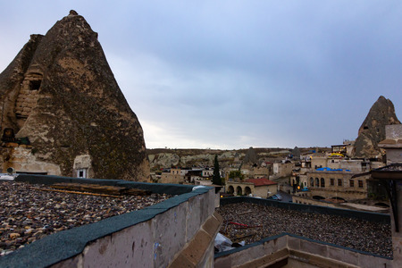 Public places Goreme Cappadocia Turkey caveの写真素材