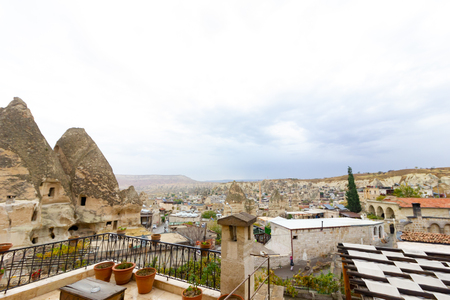 Public places Goreme Cappadocia Turkey caveの写真素材