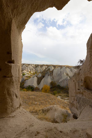 Public places Urgup Cappadocia Turkey caveの写真素材