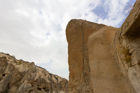 Public places Goreme open air museum Cappadocia Turkey rock formationsの写真素材