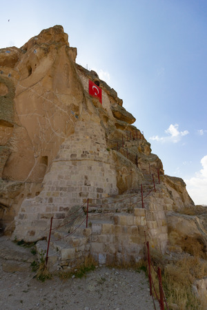 Public places Urgup Cappadocia Turkey caveの写真素材