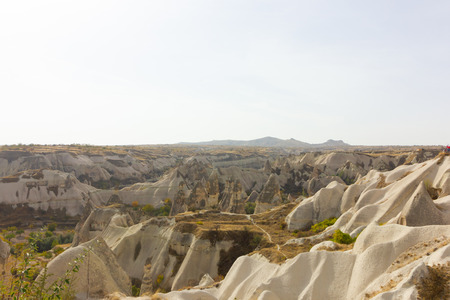 Public places Goreme open air museum Cappadocia Turkey rock formationsの写真素材