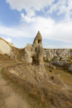 Public places Urgup Cappadocia Turkey caveの写真素材