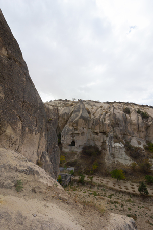 Public places Goreme open air museum Cappadocia Turkey rock formationsの写真素材