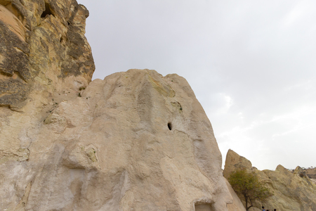 Public places Goreme open air museum Cappadocia Turkey rock formationsの写真素材