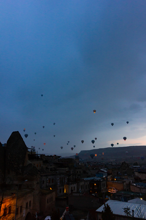 Public places Goreme Cappadocia Turkey caveの写真素材