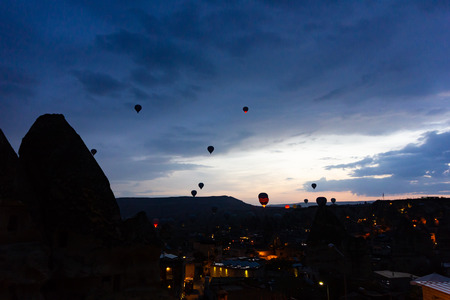 Public places Goreme Cappadocia Turkey caveの写真素材