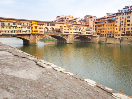 florence a romantic and popular city in Italyの写真素材