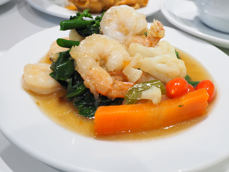 Breakfast of Asian style hotels for touristsの写真素材