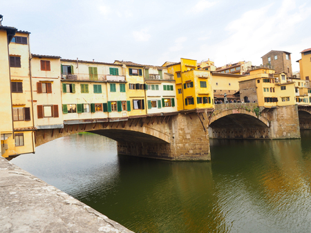 florence a romantic and popular city in Italyの写真素材