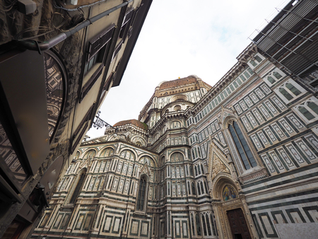 florence a romantic and popular city in Italy.の写真素材