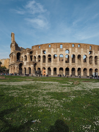 Colosseum, World Heritage of Italy With the greatness of the Romansのeditorial素材
