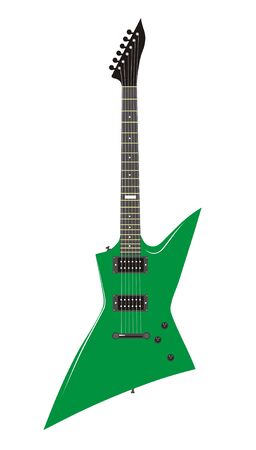 Vector illustration of electric guitarのイラスト素材