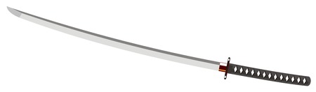 Vector illustration of japanese swordのイラスト素材