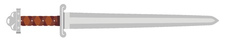 Vector illustrtion of viking's swordのイラスト素材