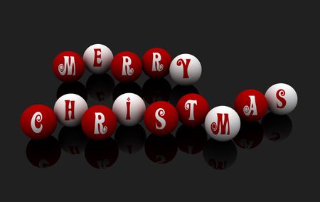 3d render of balls with lettersの写真素材