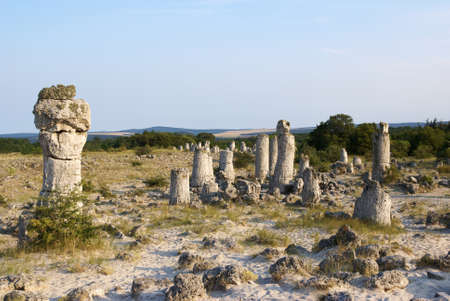 Rock formation, near to Varna city, Bulgaria          の写真素材