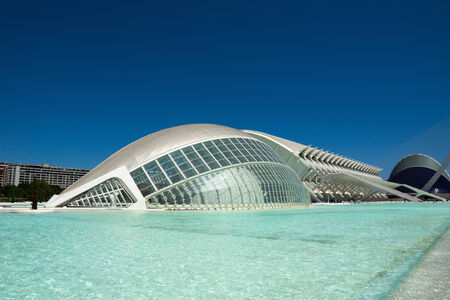 The City of Arts and Sciences, Valencia, Spainのeditorial素材