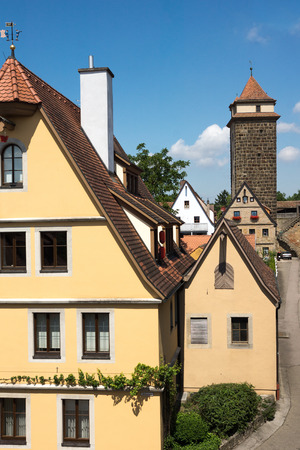 View from Rothenburg ob der Tauber, Germanyのeditorial素材