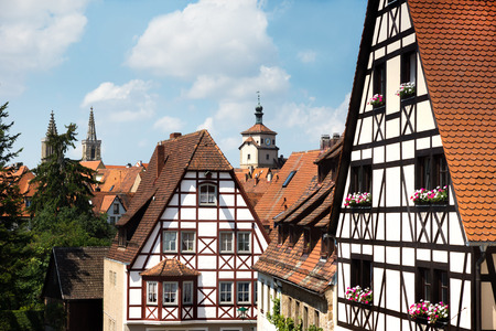 View from Rothenburg ob der Tauber, Germanyのeditorial素材