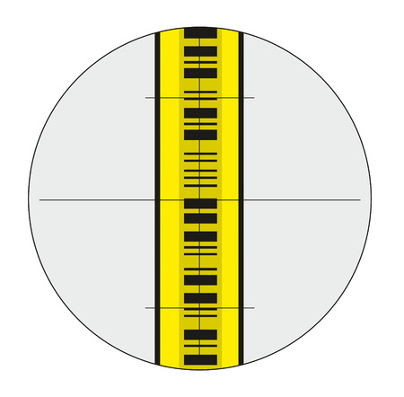 illustration of staff gaugeのイラスト素材