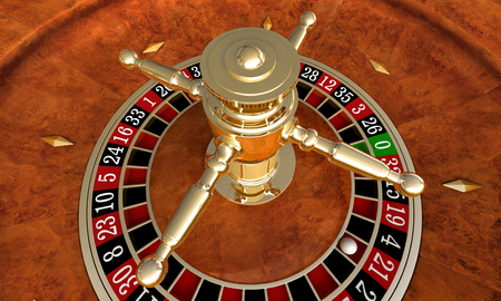 3d render of closeup detail from casino rouletteの写真素材